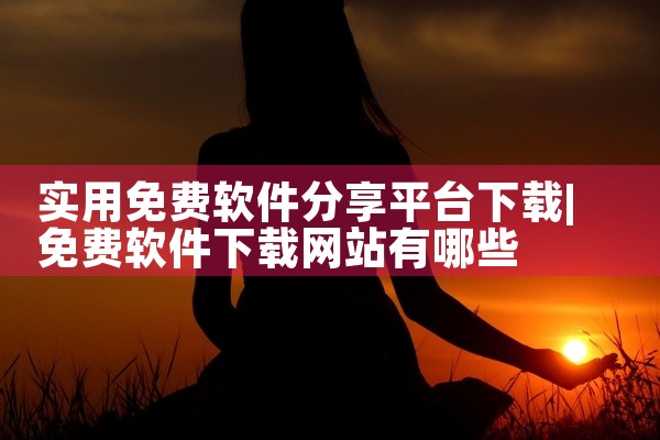 实用免费软件分享平台下载