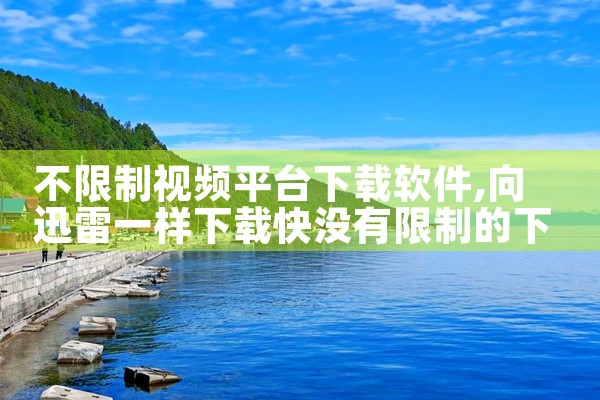 不限制视频平台下载软件