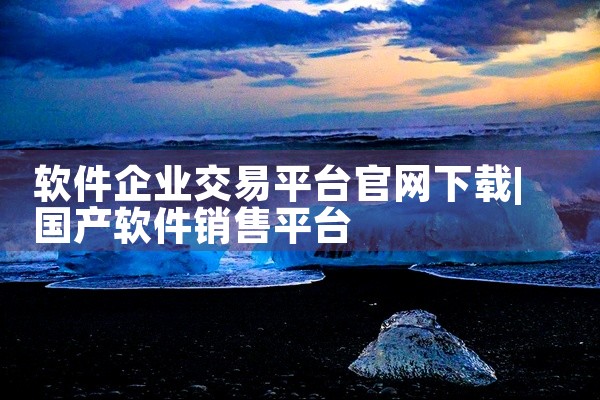软件企业交易平台官网下载