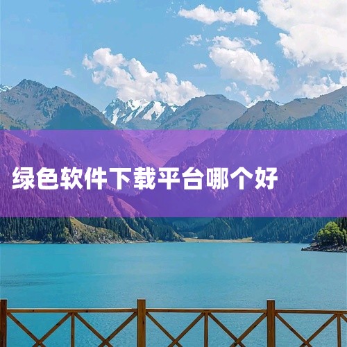 总之，绿色软件联盟、未来软件园以及绿色软件网等平台都是不错的选择。它们不仅提供了丰富的绿色软件资源，还注重用户体验和服务质量，能够为用户提供安全、便捷的软件下载体验。|